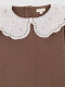 Vestido De Punto Con Cuello Grande Nude