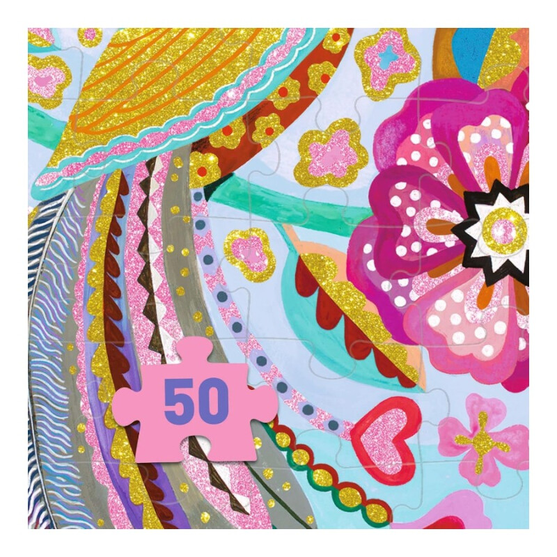 Puzzle Pavo Real Espumoso 50 Pzs Puzzle Pavo Real Espumoso 50 Pzs