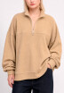 Buzo cierre over BEIGE