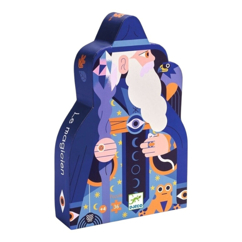 Puzzle Silueta El Mago 36 Pzs Djeco Puzzle Silueta El Mago 36 Pzs Djeco