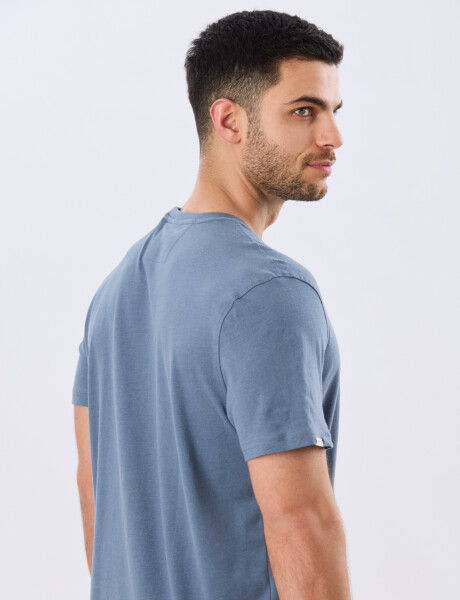 REMERA ESTAMPADA DE ALGODÓN Piedra