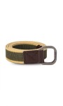 CINTO PAMPA 110 CMS. OLIVA C/ PIEL