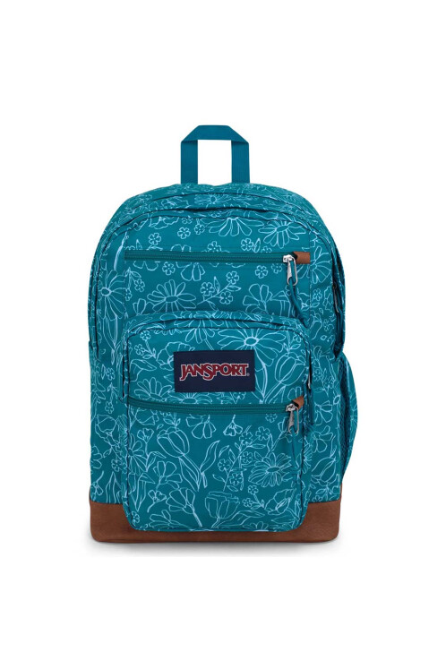 Mochila Portalaptop Cool Student - Unisex Delightful Daisies Green