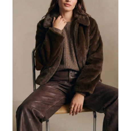 Abrigo Piel Chocolate