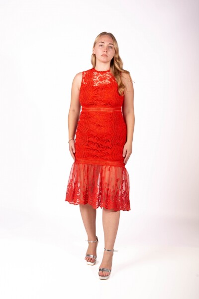 Vestido Fairy Lacre
