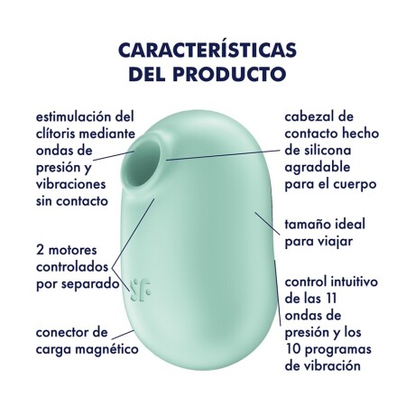 Satisfyer Pro To Go 2 Air Pulse Vibrador Verde