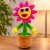 Girasol Interactivo que Baila, Canta, Graba y Repite Voz Rosa
