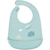 Babero silicona BUBA cloudy verde