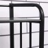 Rack 3 Estantes Metal Rueditas Mueble Organizador Estanteria Variante Color Negro