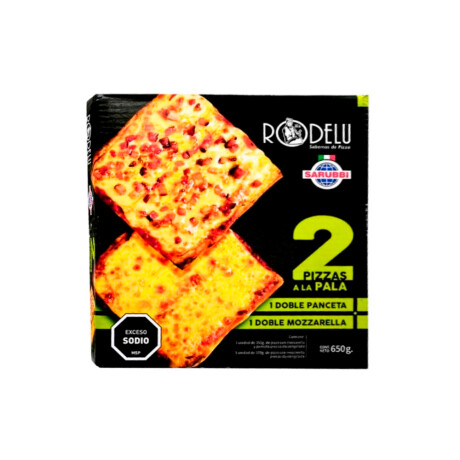 Pizza Muzarella +pizza Panceta Rodelu Pizza Muzarella +pizza Panceta Rodelu