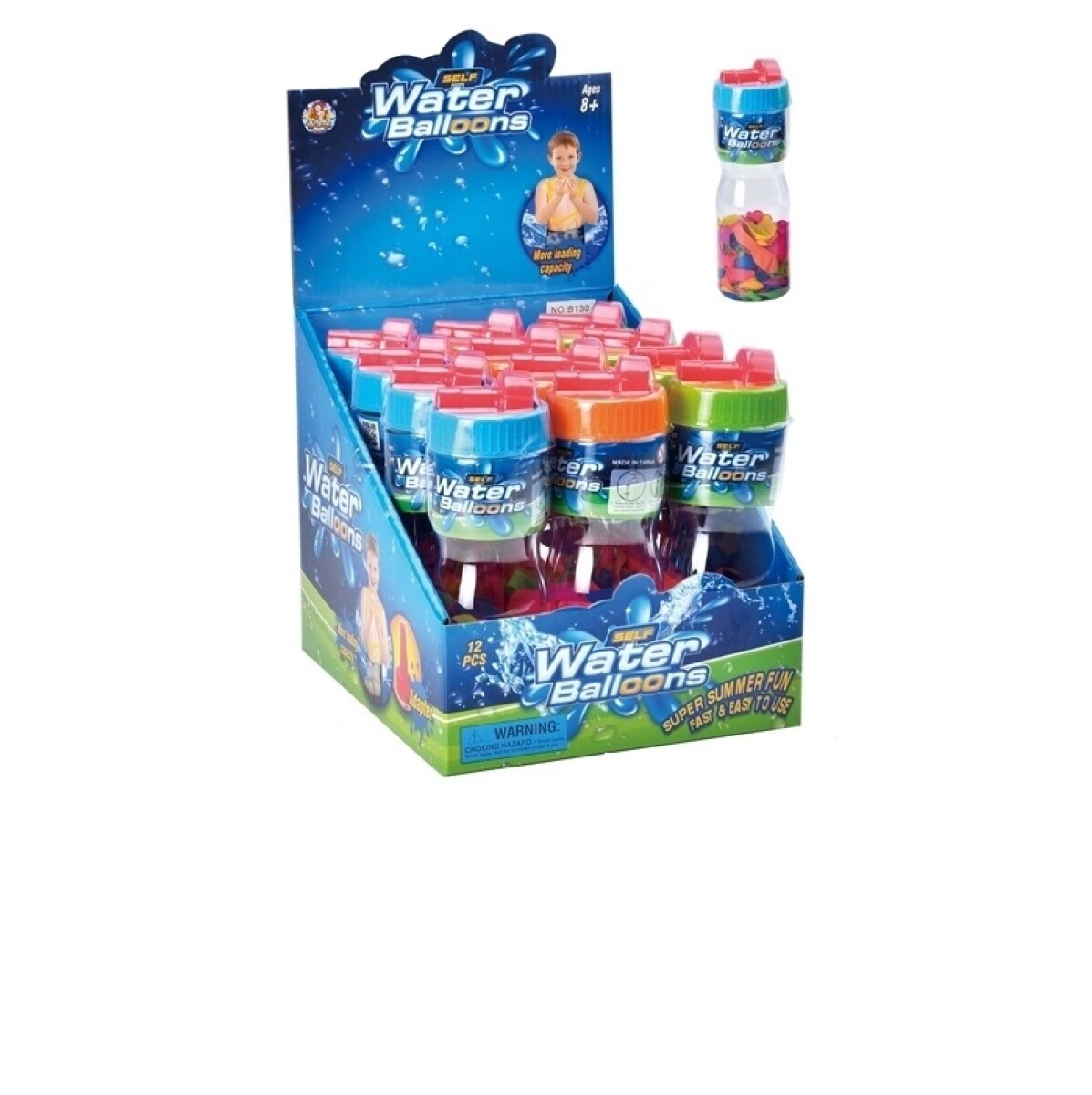 Bombitas De Agua En Tarro Dispensador 