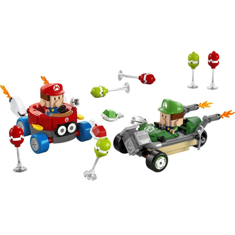 LEGO Super Mario 72034 Mario Kart Bebé Mario vs. Bebé Luigi LEGO Super Mario 72034 Mario Kart Bebé Mario vs. Bebé Luigi