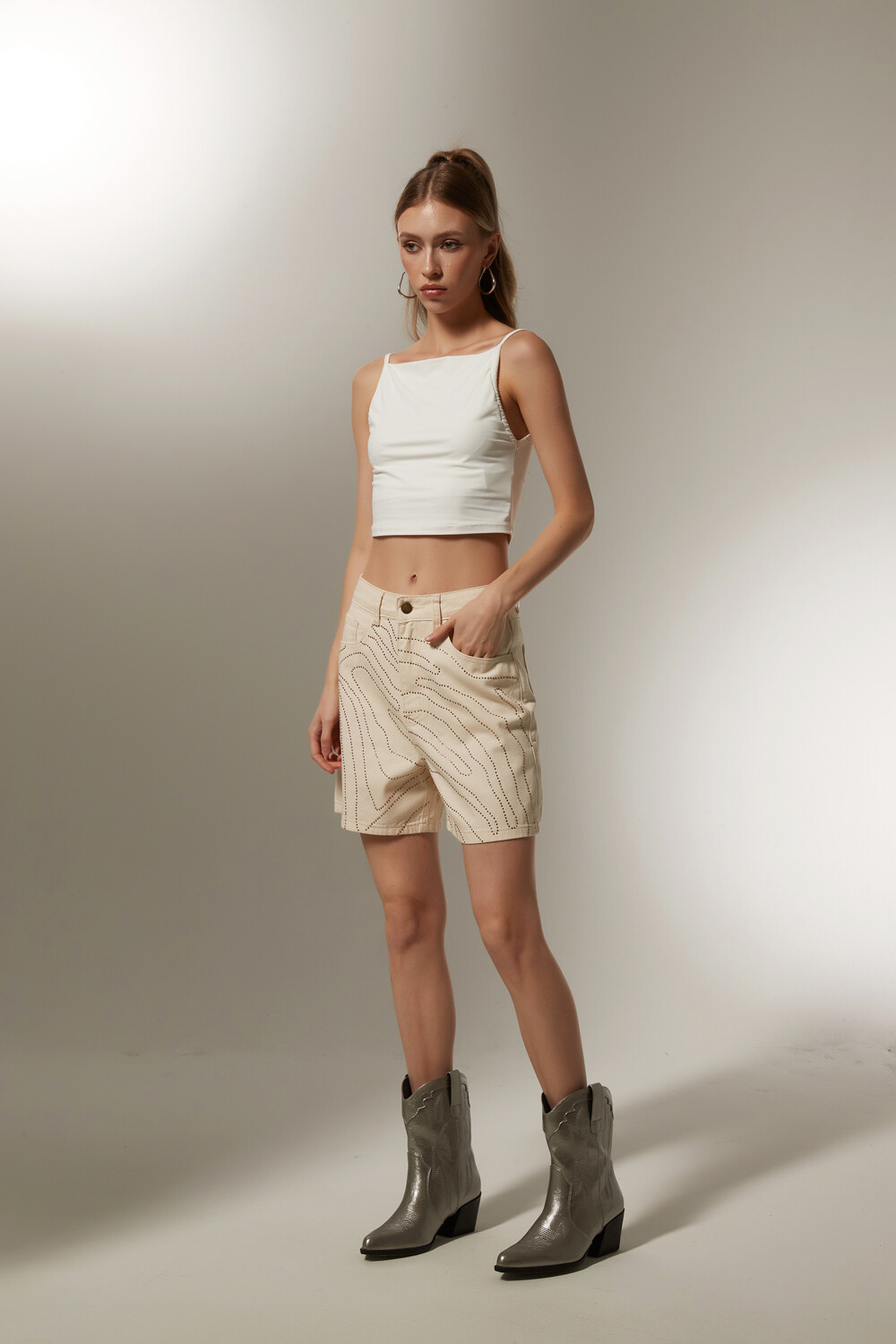 Short Gandara Crudo / Natural