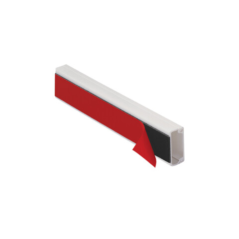 Ducto plástico 20x10mm 2 mts. blanco autoadhesivo C89214