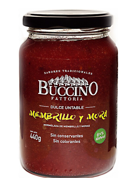Fattoria Buccino Dulce Membrillo y Mora 440 gr Fattoria Buccino Dulce Membrillo y Mora 440 gr