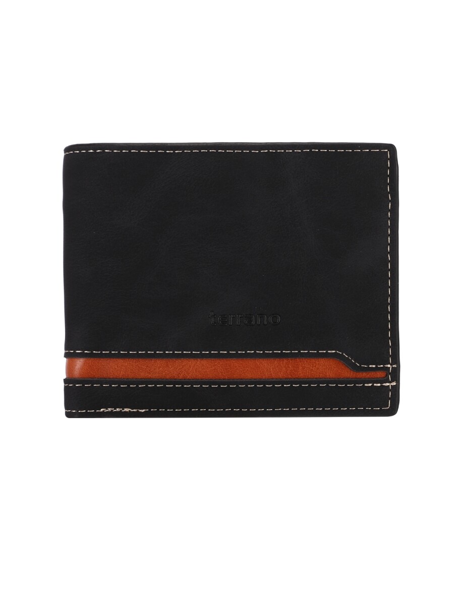 Billetera Horizontal - Negro 