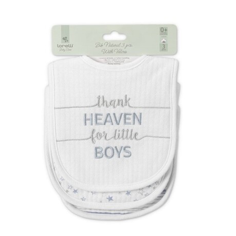 Pacx3 Baberos tela con velcro Little boys