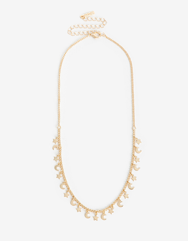 Collares Cortos Metal Collares Cortos Metal Estrellas - Dorado