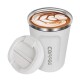 Vaso Térmico Mug 380ml Con Tapa Coffee Blanco