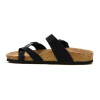 Sandalias Mujer Darkness Tiras Cruzadas Negro