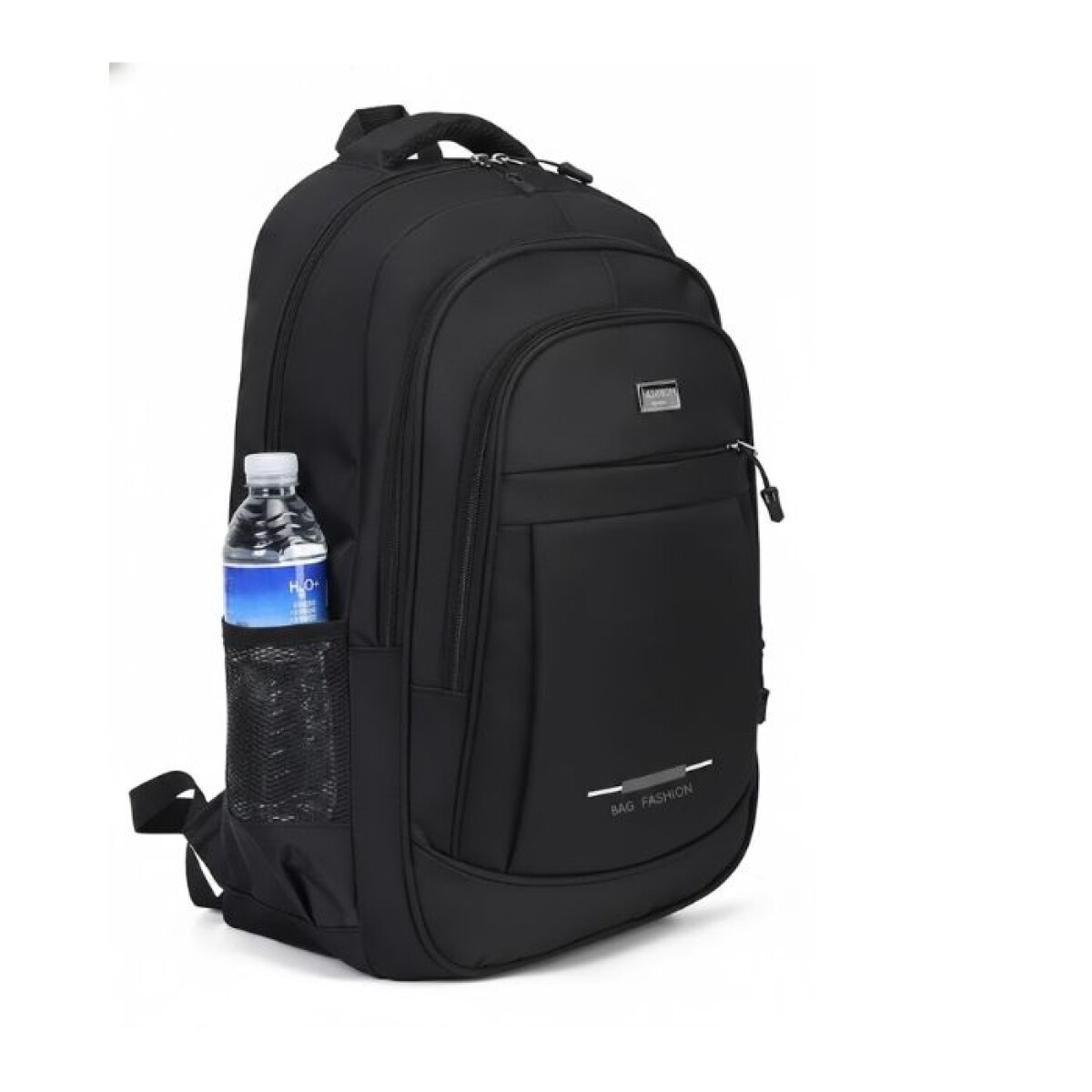 Mochila Liceal Escolar Urbana 3 Cierres - negro 