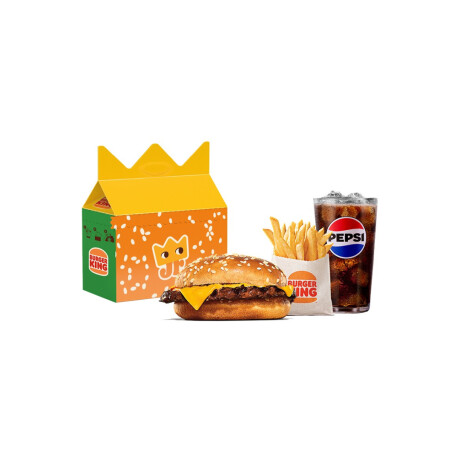 Combo Burger King King Jr. Queso