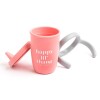 Vasito Silicona Antiderrame 3 en 1 Happy lil thang