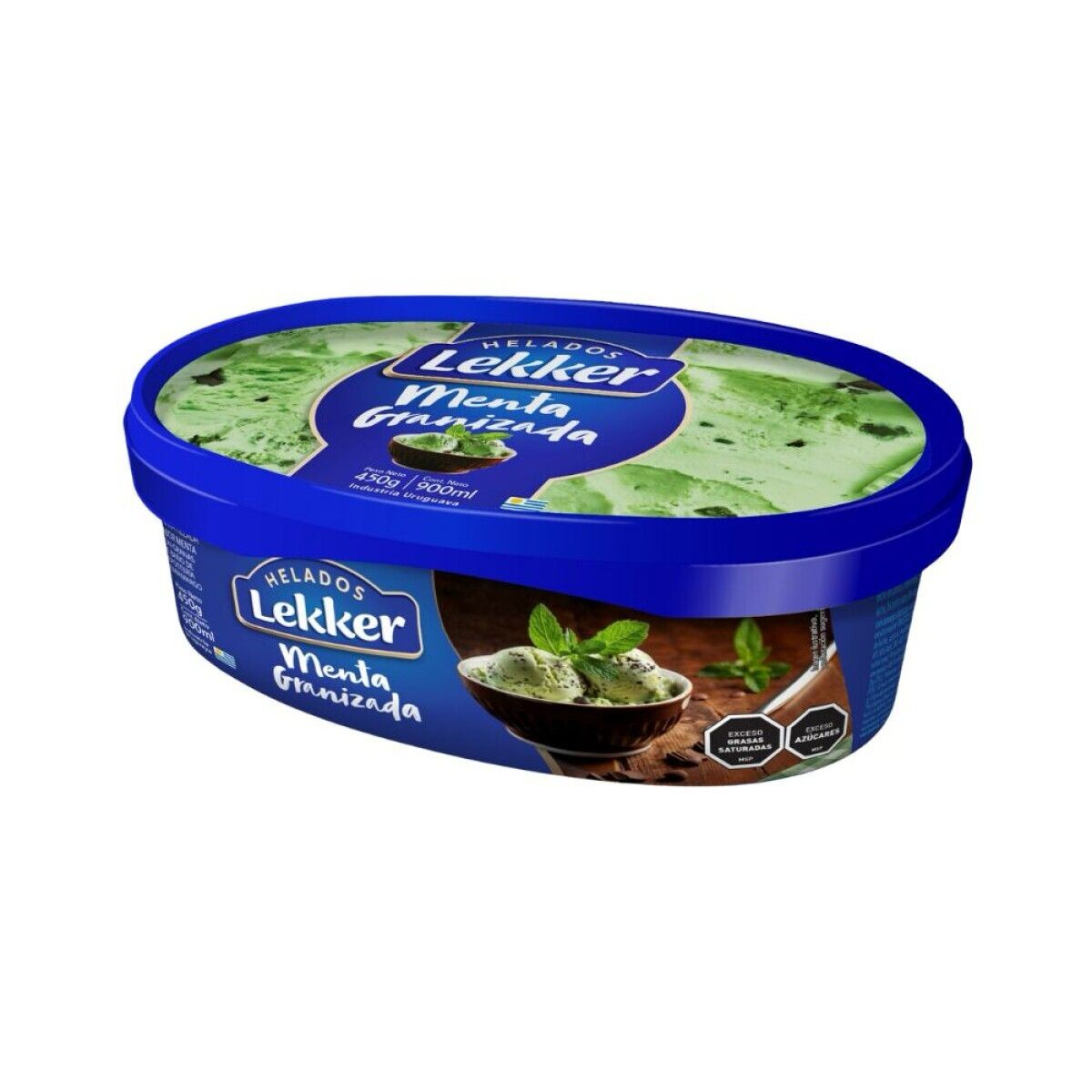 Helado de Menta Granizada Lekker 900Ml 