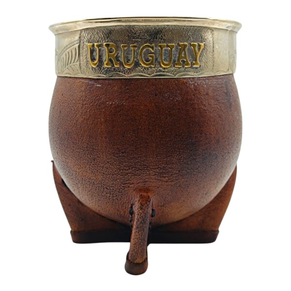 MATE IMPERIAL NACIONAL - ALPACA Y BRONCE - MTIM61 marrónuniforme