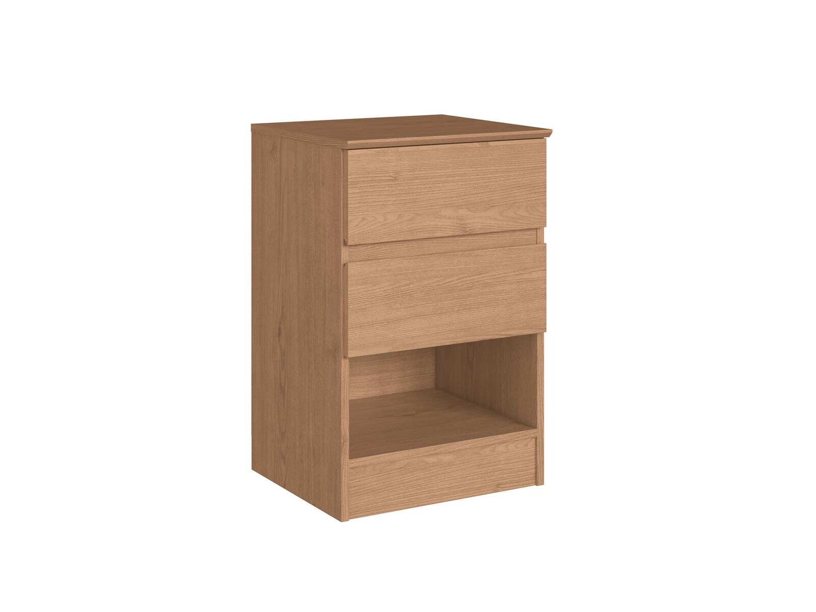 Mesa de luz Aurora 2 Cajones color ANGELIN - color ANGELINE 