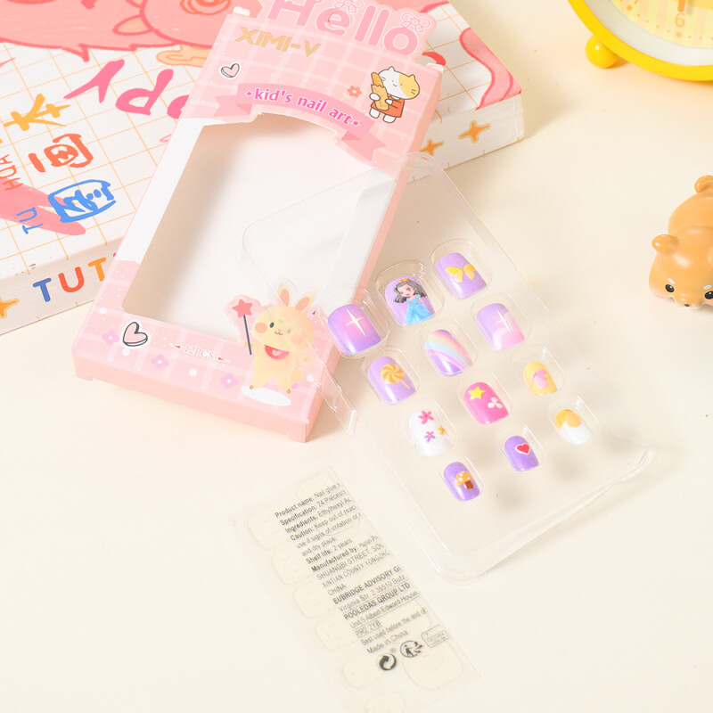 Uñas Postizas Infantiles - Princesa - 12 Piezas #7 Uñas Postizas Infantiles - Princesa - 12 Piezas #7