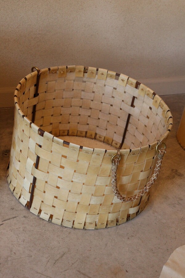 Round Braided Basket Claro