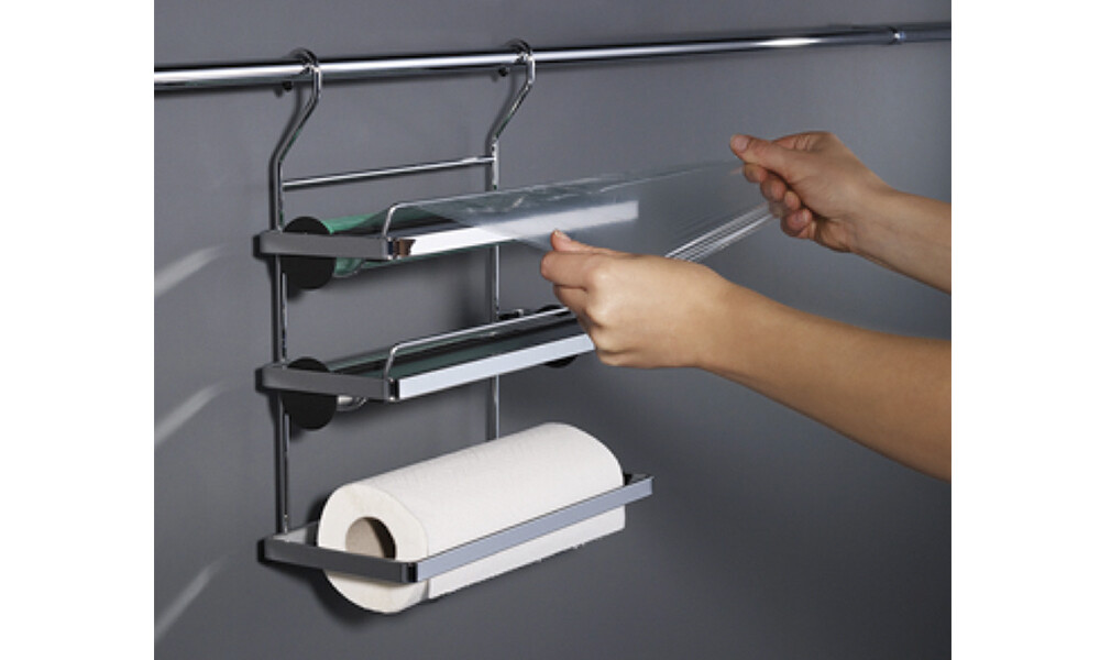 Porta rollos triple de cocina Porta Rollos Triple De Cocina