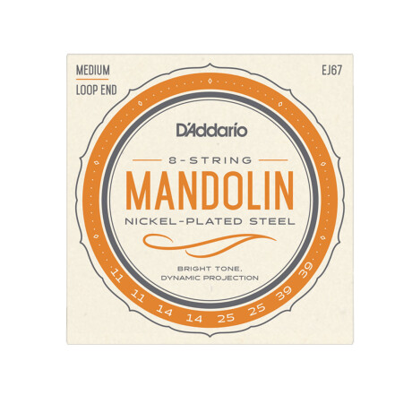 Encordado Mandolina Daddario Ej67 Encordado Mandolina Daddario Ej67