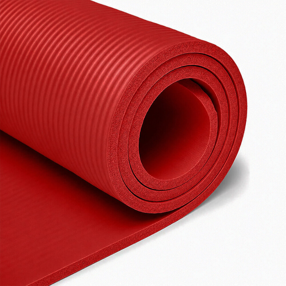 Colchoneta De Yoga Antideslizante 15mm Rojo
