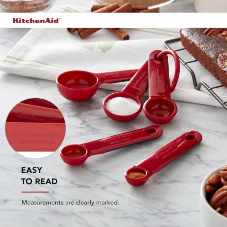 Cucharas Medidoras Set 5 Unidades KitchenAid Cucharas Medidoras Set 5 Unidades KitchenAid