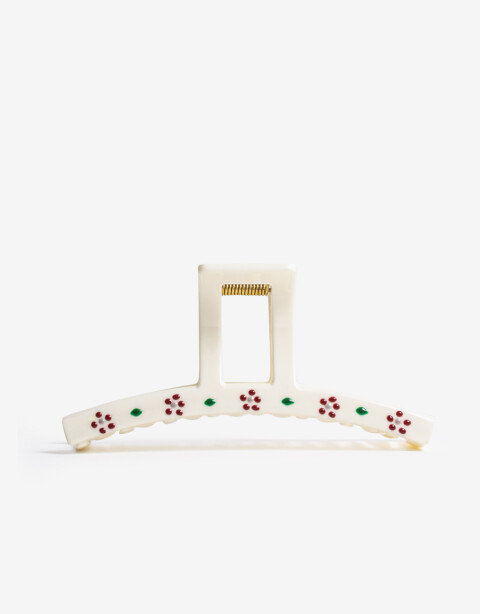 Broche Flores Broche Con Mini Flores Pintadas. - Estampado Flores