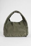 Shopper oversize con correa regulable verde