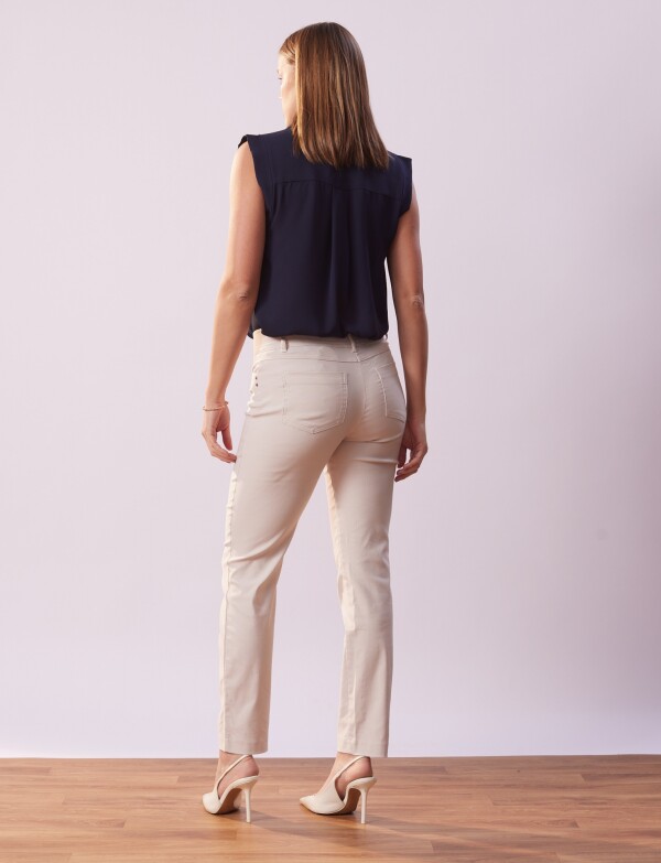Pantalon Slim BEIGE