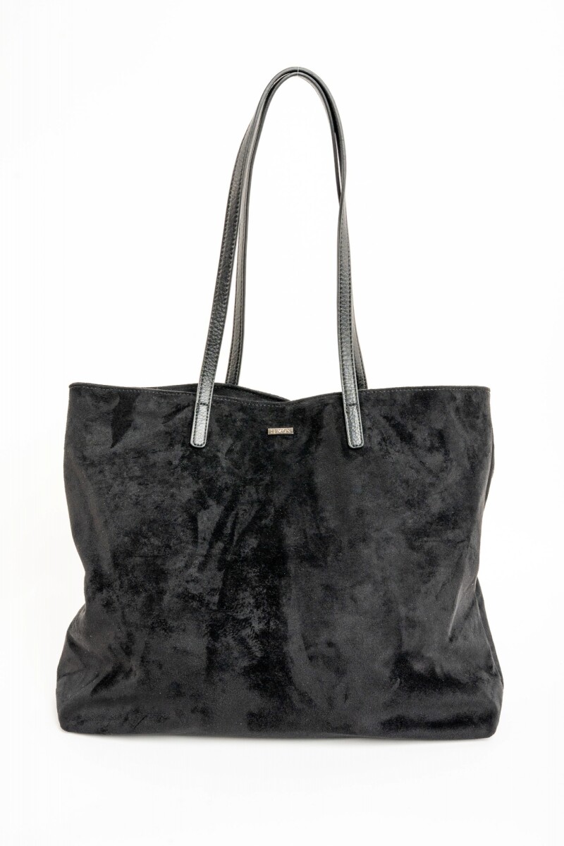 Travel Bag Gamuza Vegana Negro