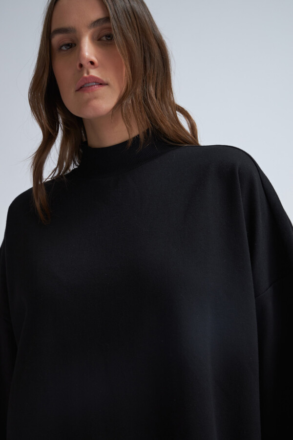 Sudadera deportiva larga Negro