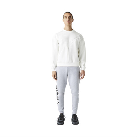 BUZO LACOSTE LOOSE FIT PATCKWORK EFFECT NVY