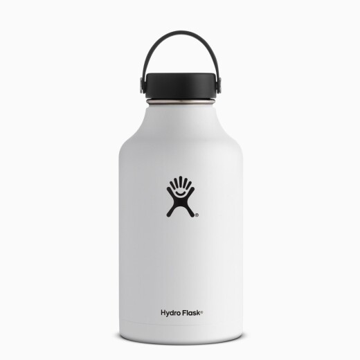 Botella Hydro Flask 64 Oz. (1.9 L) Wide Mouth White Botella Hydro Flask 64 Oz. (1.9 L) Wide Mouth White