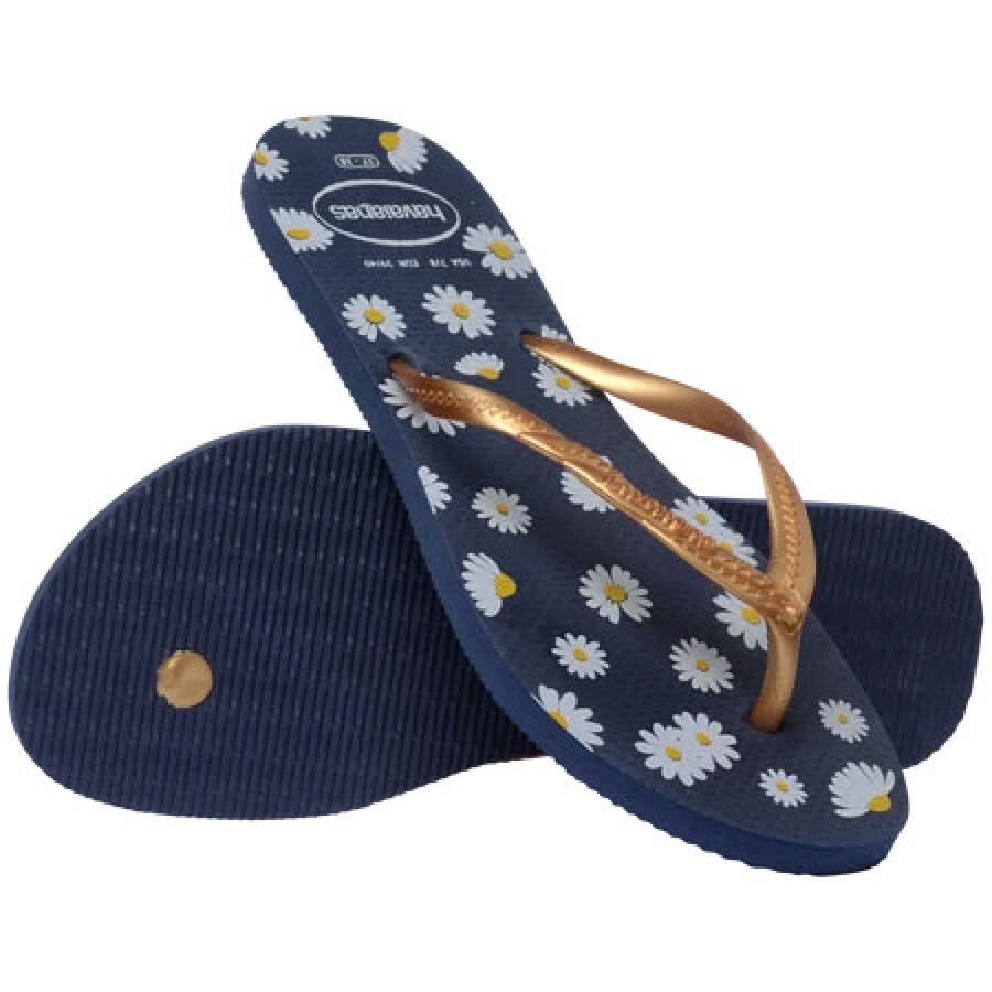 Sandalias de Mujer Havaianas Fantasia Style Ii Azul Flores