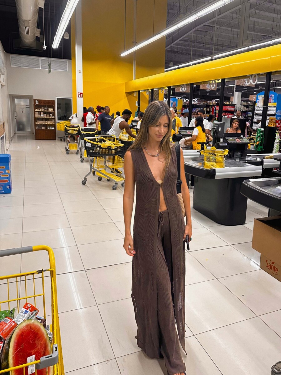 Chaleco Tropea SS26 - Espresso 