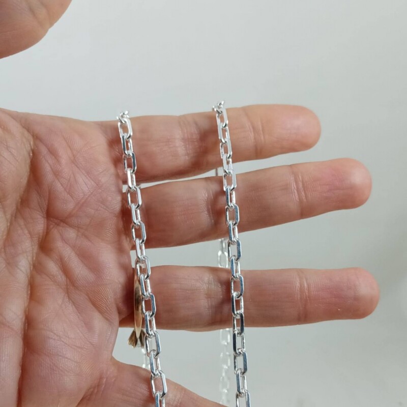 Cadena force plata 925, 60 cm. Cadena force plata 925, 60 cm.