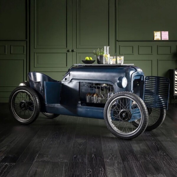 MESA DE BAR RACING CAR Azul - -