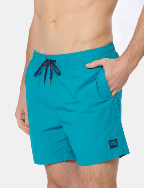SHORT DE BAÑO LISO Verde Claro