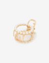 Broche Perla Broche Circular Con Perlas - Combinacion Bicolor