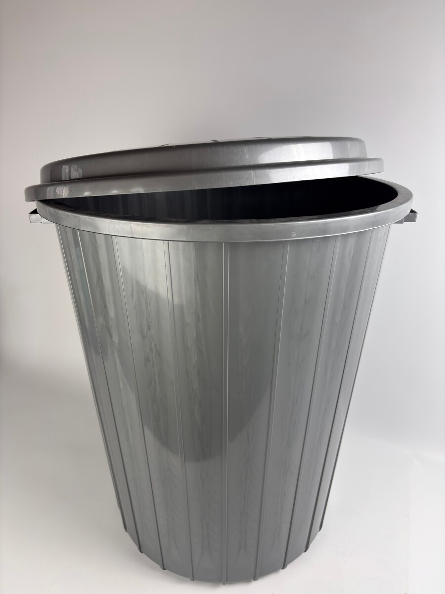 CONTENEDOR PARA RESIDUOS 70L gris hormigon